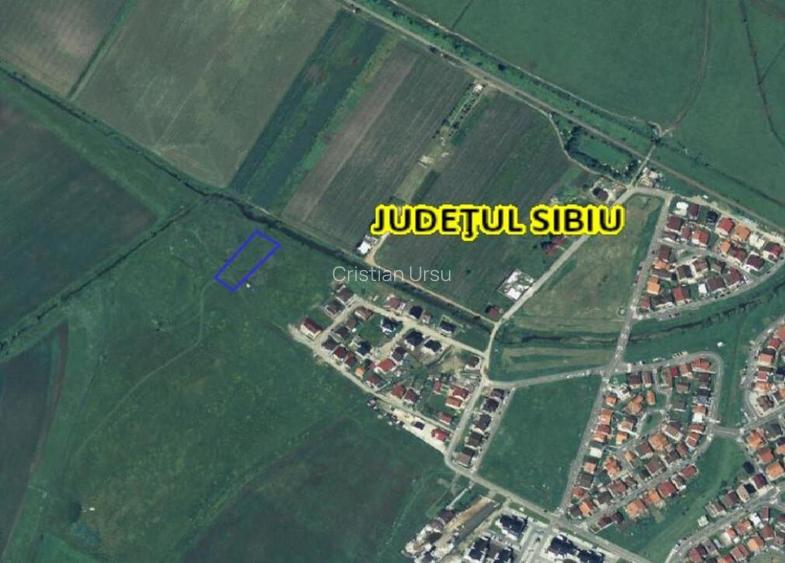 Teren 2410 mp Zona Tineretului- Sibiu- Paraul Rossbach Teren 2410 mp Zona Tineretului- Sibiu- Paraul Rossbach