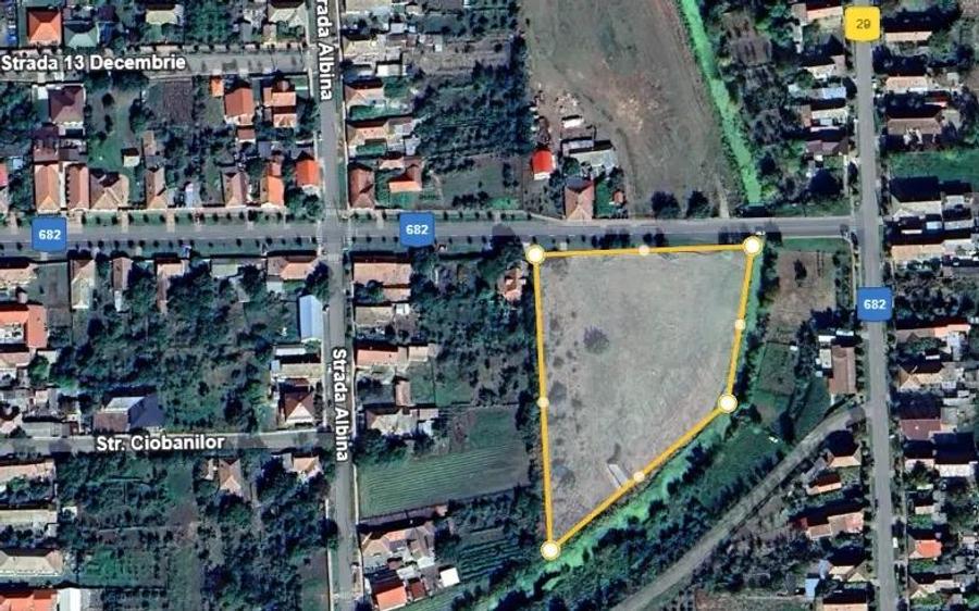 Teren curti constructii 8663 mp str. SAGUNA 70, Sannicolau Mare - 1