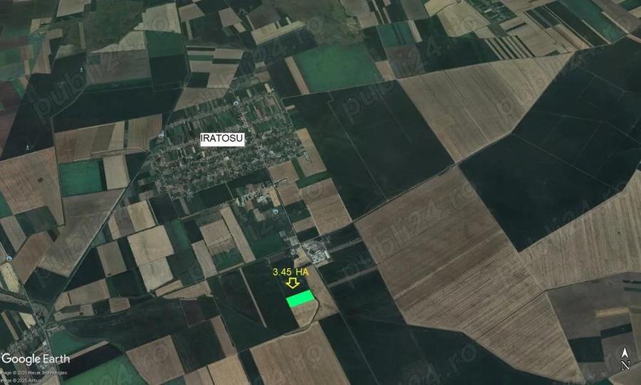 3,45 ha teren arabil la Iratosu - 1