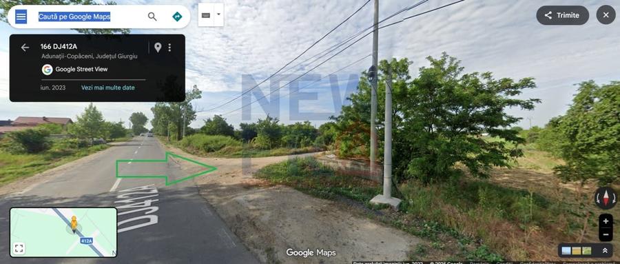 De Vanzare Teren 400 mp cu Autorizatie de contructie  Adunatii Copaceni  Giurgiu - 10