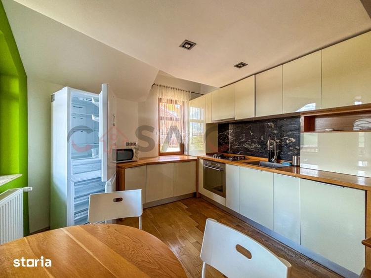Apartament cu 4 camere, mobilat în Baciu