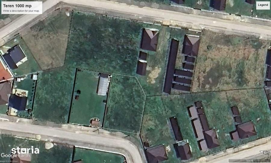 Teren de 1000 mp, în Central