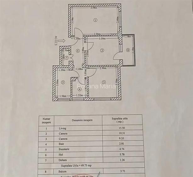 Apartament 3 camere Giurgiului/ Necesita renovare