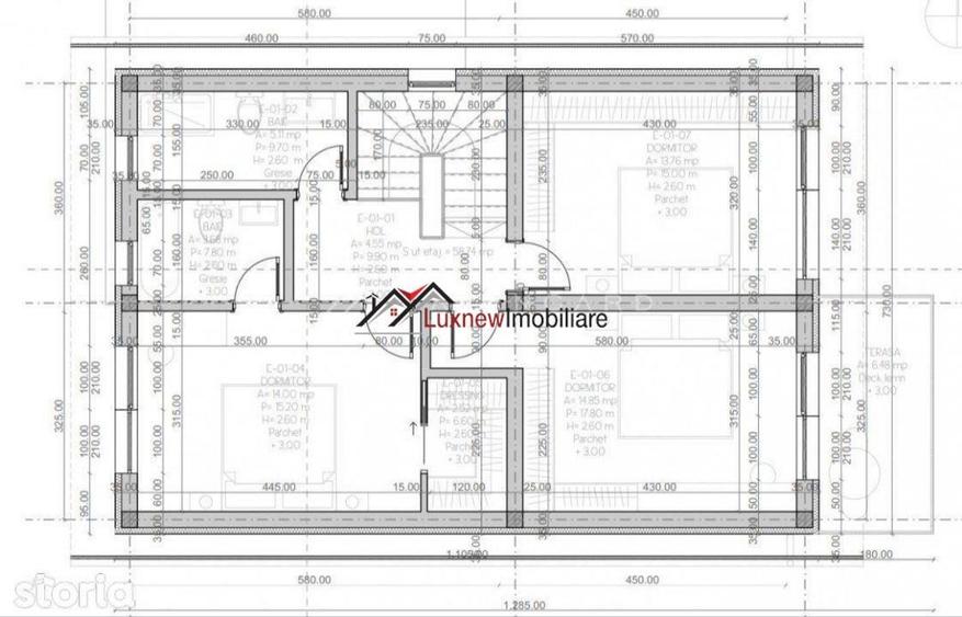 Comision 0%.Casa individuala la cheie 120 mp utili, teren liber 450 mp. Zona aer - 24