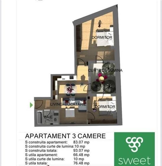 Vanzare 3 camere la cheie Viilor Academia Tehnica - 8