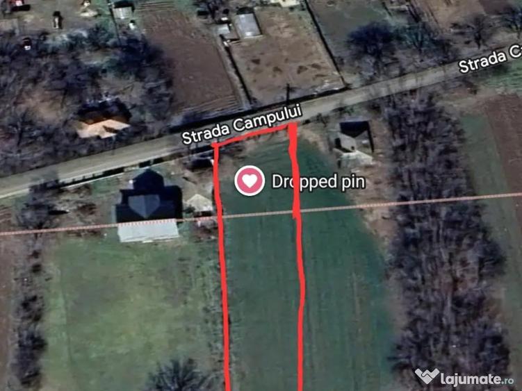 Teren intravilan 1700mp - 2