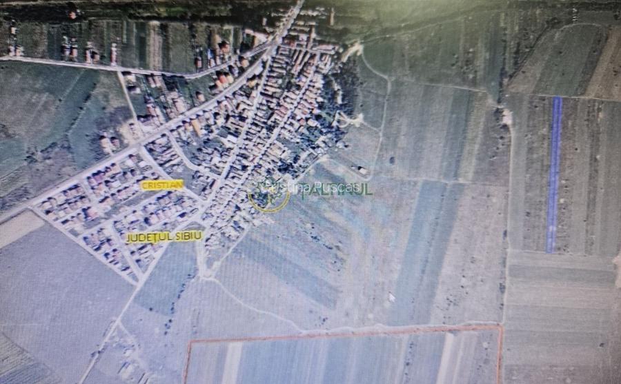 Teren extravilan 4.100 mp de vânzare - Cristian, Sibiu! Pret negociabil!