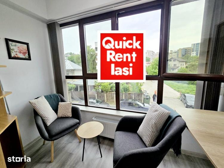 Palas Mall Bloc Nou Apartament 2 Camere Open Space Modern De Inchiriat - 15