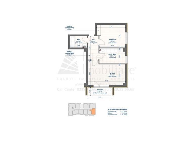 Apartament 2 camere Cug Rond tramvai Cod:152346 - 2