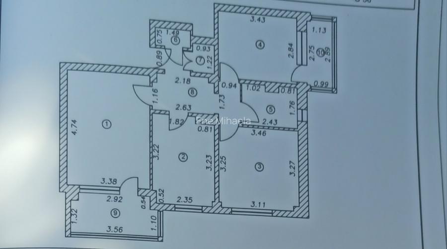 Vand apartament 3 camere decomandate, Mazepa 2 Galați Vand apartament 3 camere decomandate, Mazepa 2 Galați