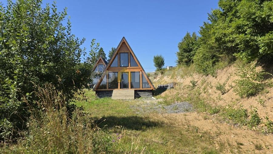 Cabana tip A-frame de vanzare  cu CF Agroturistica I Plopi I Muntele Rece - 1