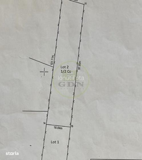 Teren intravilan, 1825mp , Centura de Nord Craiova, zona Aeroport