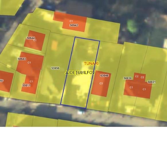 Teren intravilan 505 mp in Tunari, str. George Cosbuc | Zona construita - 3