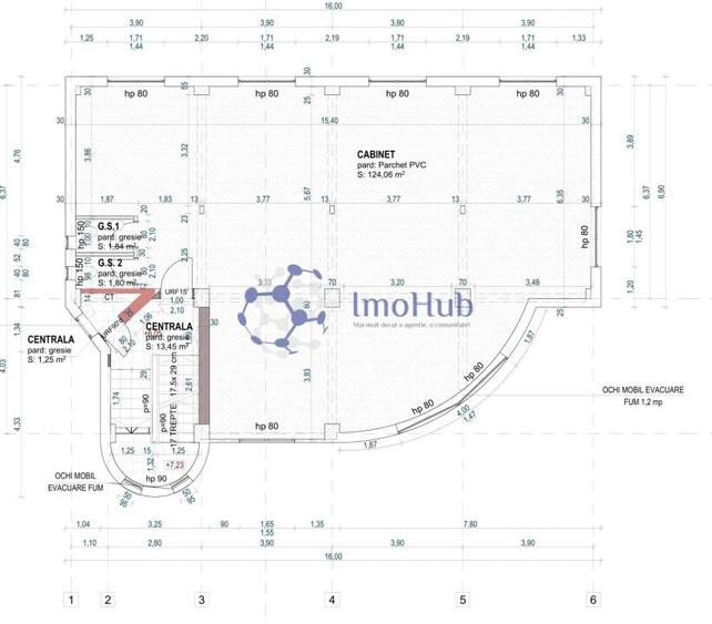 Spatiu Birouri, Etaj 1+2, 281.1 mp, Tudor Vladimirescu - Rivers Towers - 6