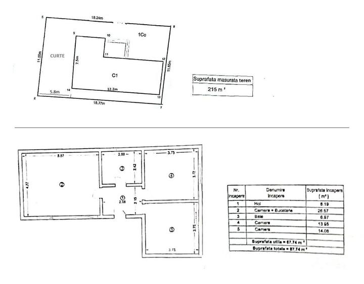 Casa 3 camere curte 250mp centrala Glina - Ilfov Bucuresti - 4