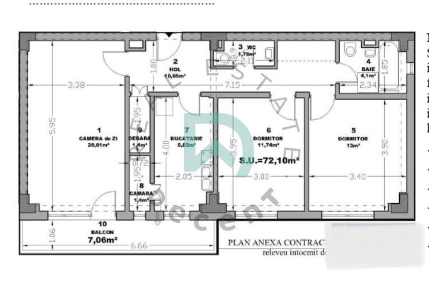 Apartament 3 camere 72mp Scriitorilor, Brasov - 8