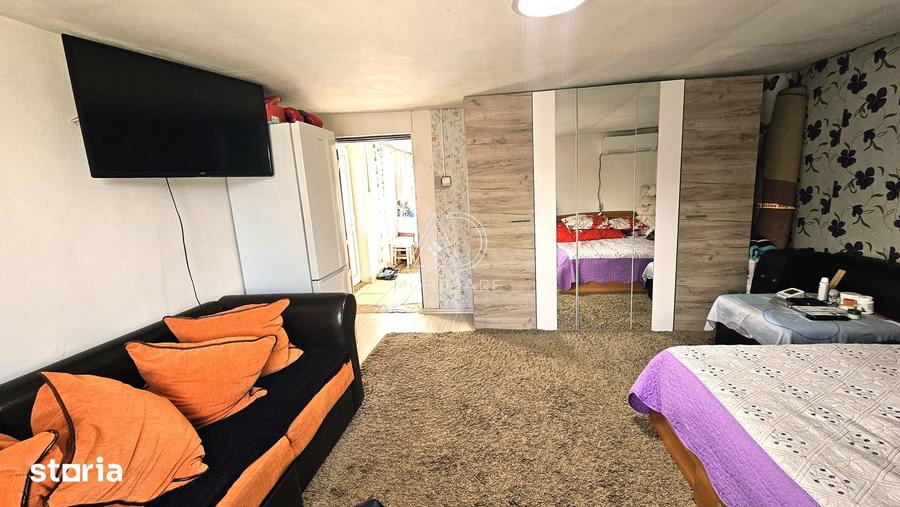 Casă cu 2 camere cu Teren 236 Mp în Central