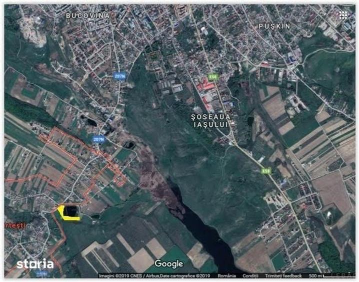 Teren de 3700 mp, în Curtești
