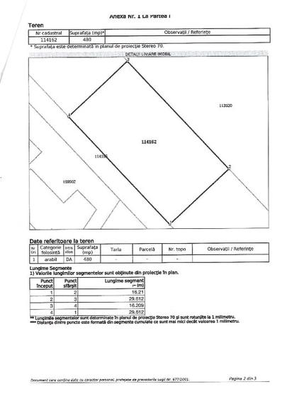 Teren de vanzare in Otopeni, Str. Traian Vuia - 3