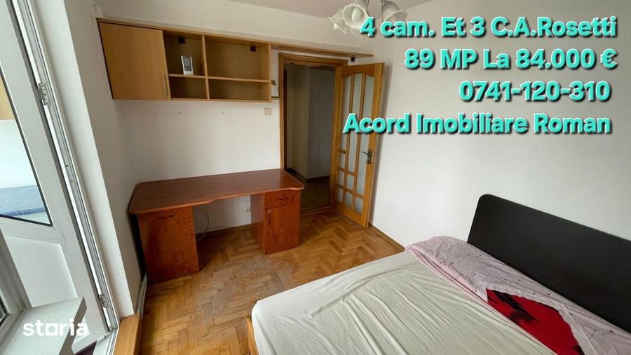 4 camere , etaj 3 ,C.A.Rosetti - 2