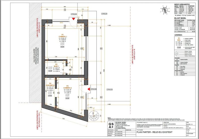 Spatiu 2 camere modern ideal cabinet / birou - 4