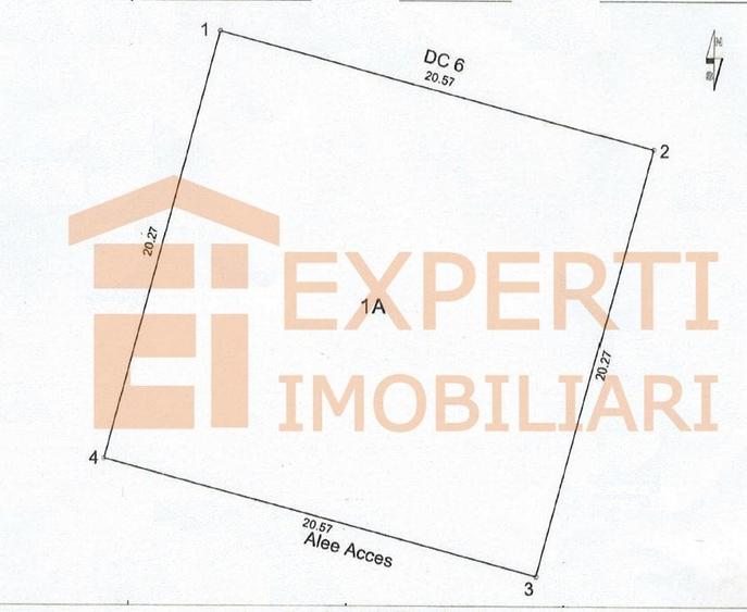 Teren intravilan de vanzare  situat in zona COSTINESTI langa soseaua DC.6 - 4