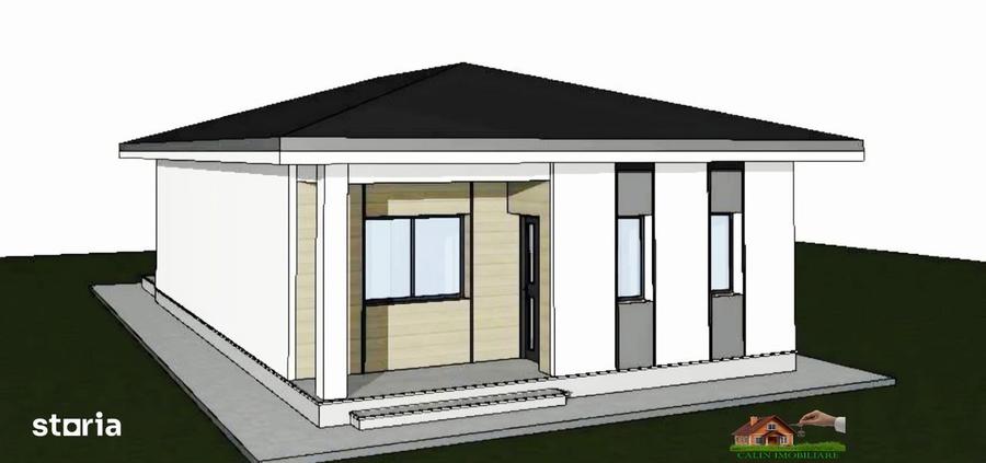 Case individuale Plan Parter 3 camere 76mp Teren 300 mp Lunca Ceta?uii - 8