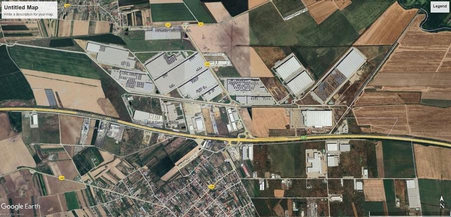 Teren Ciorogarla cu PUZ aprobat-zona Emag, CTP - 1