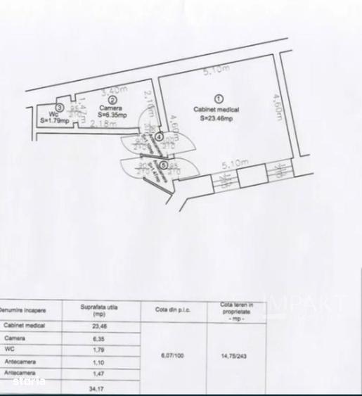 De inchiriat spatiu pentru activitati medicale cu sala asteptare - 1