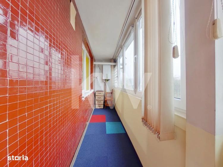 Inchiriere apartament 2 camere, mobilat si utilat + balcon de 11mp - z - 5