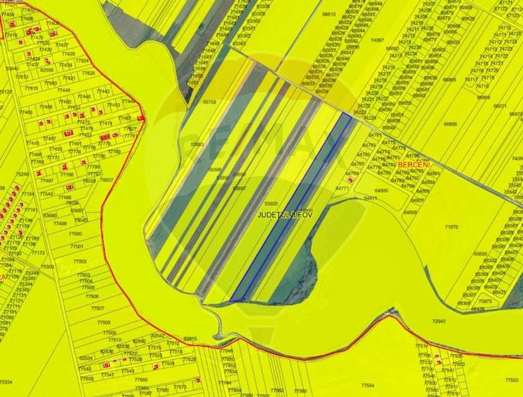 Teren 11906 mp extravilan, rezidential, industrial - in Berceni - 3