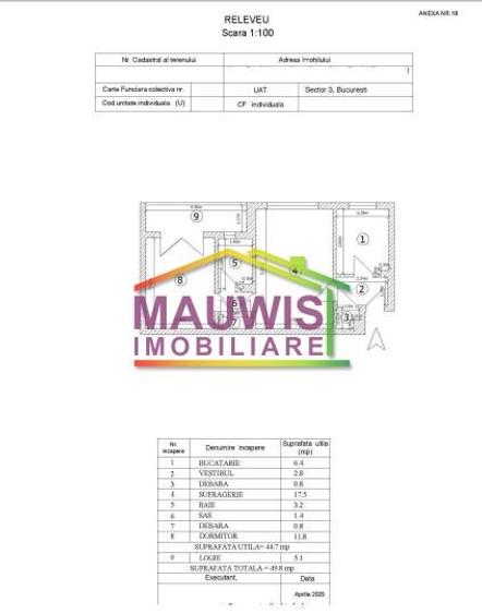 10 min Metrou Titan Parc IOR 2camere Cf.1 etaj inferior bloc 4 etaje - 1