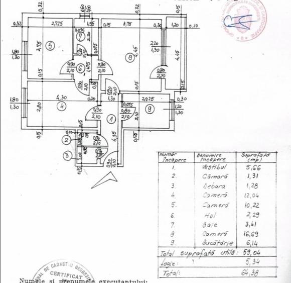 Lujerului Plazza Mall, 3 camere, 220 Euro - 9