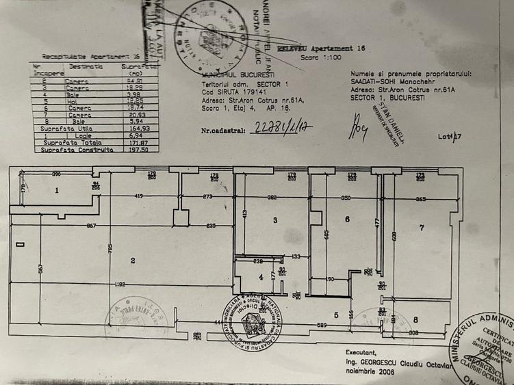 Palladian Condominium 5*; mobilat/utilat; 4 camere LUX Aron Cotrus 61,proprietar - 2