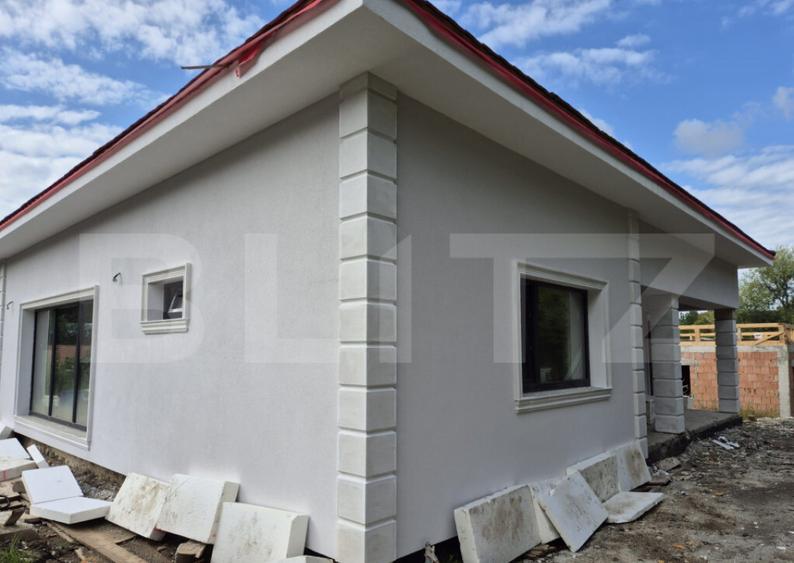 Casa semifinisata pe un nivel, 600mp teren - 1