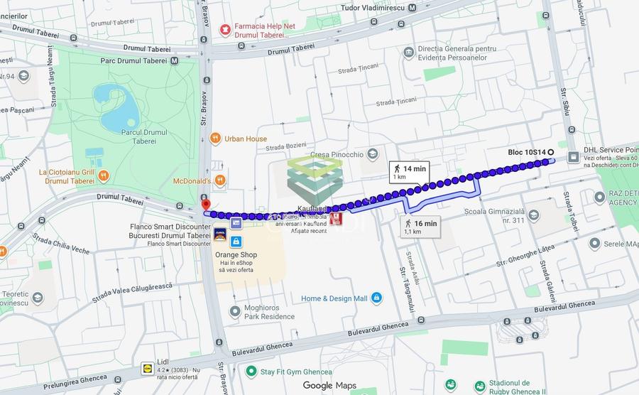Garsonieră semidecomandată, mobilată în Compozitorilor