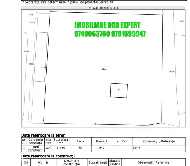 Teren intravilan de vanzare, 7289mp, asfaltat - 1