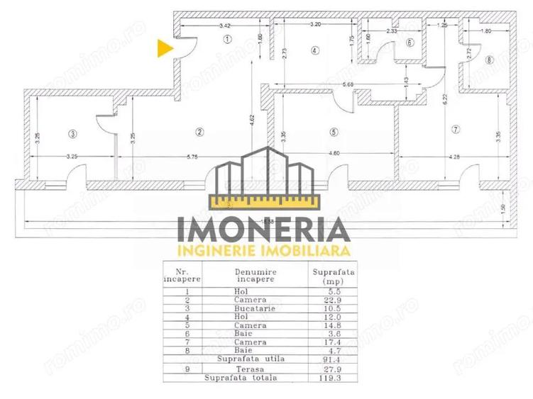 Apartament cu 3 camere semidecomandat în Theodor Pallady