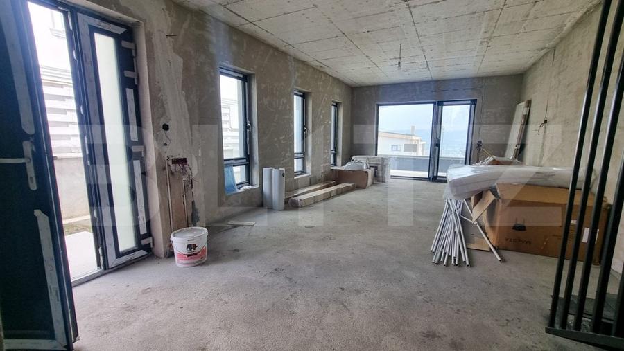 Duplex cu CF, 153mp, 250mp curte, semifinisat, zona Voronet - 1