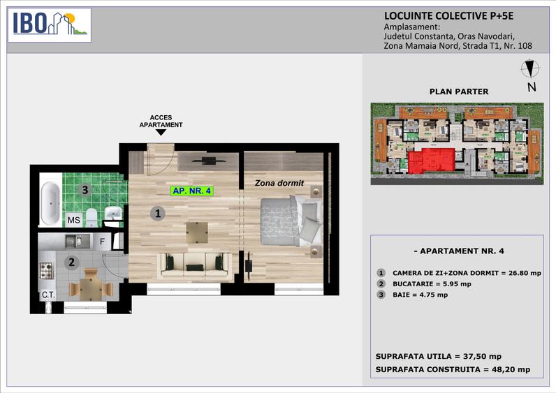 Apart Tip Studio -Mamaia Nord / Sat - 2