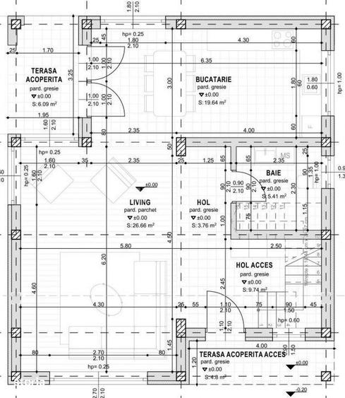 Cartier Privat, Casa 4 Camere, 2 Bai, Miroslava , Placa De Beton Peste - 1