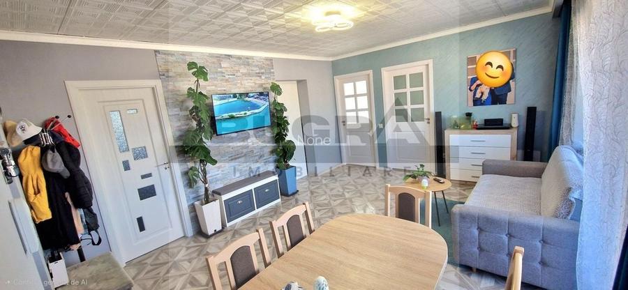 Apartament 3 camere, 56mp, modern, parcare, zona strazii Noua Apahida