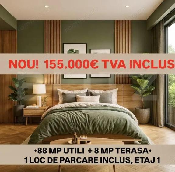 Apartament 3 camere, 88 mp, zona Plopi - 1