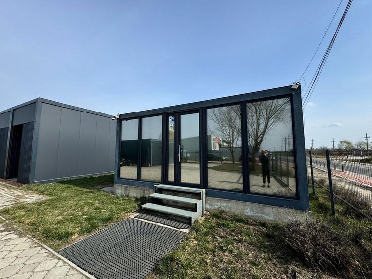 Teren ve vanzare cu 3 hale Domnești Șoseaua Curtea Domnească - 1