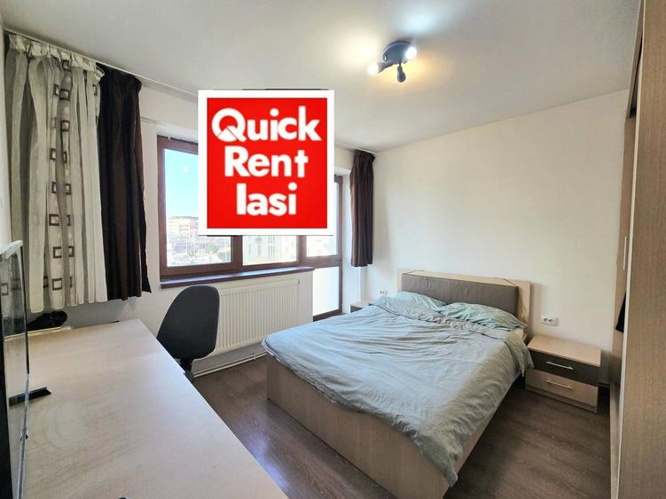 Piata Unirii UMF/UAIC Apartament 2Dormitoare+ Miniliving De Inchiriat Modern - 8