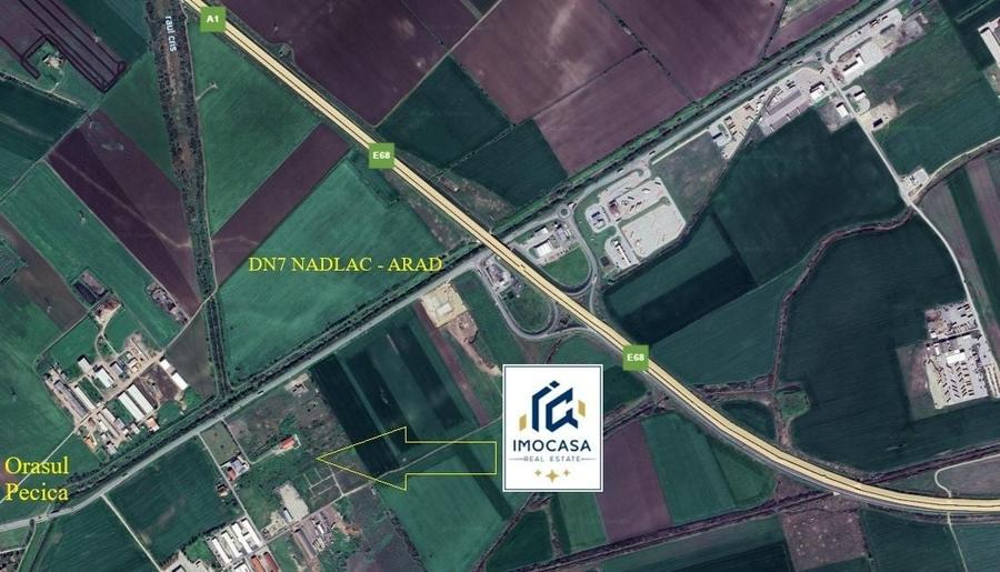 Pecica Jud. Arad Teren Extravilan zona in dezvoltare Vecinatate A1 - 3
