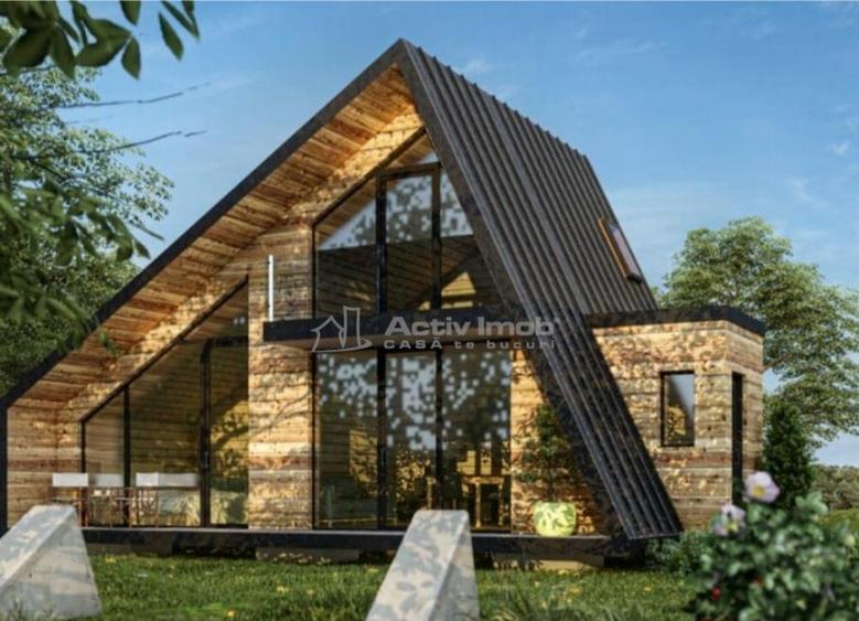 Casa pe Structura Lemn si Panouri SIP - 11