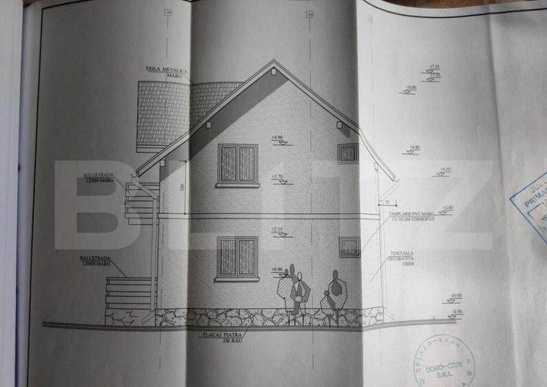 Casa individuala 4 camere, 106 mp, teren 500 mp, sat Brebu - 6