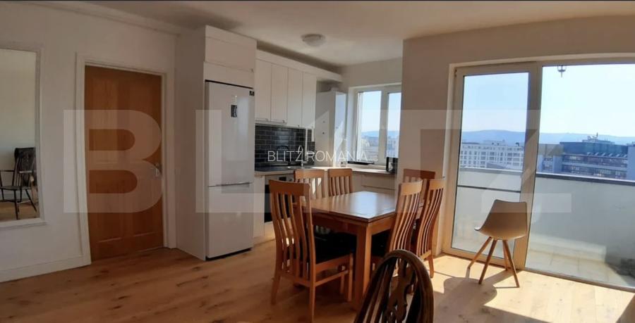 Apartament 3 camere, mobilat modern, 60 mp, zona Piata 1 Mai