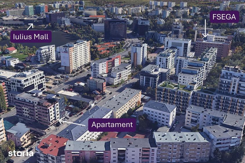 Apartament cu 2 camere semidecomandat în Gheorgheni